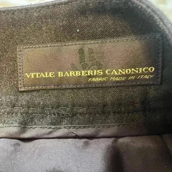 VTG Brook Brothers 100% wool dark brown pencil skirt vitale barberis canonicalo - Picture 3 of 8